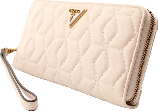 Guess Elenia Textil-Geldbörse Slg Large Zip Stone Für Damen
