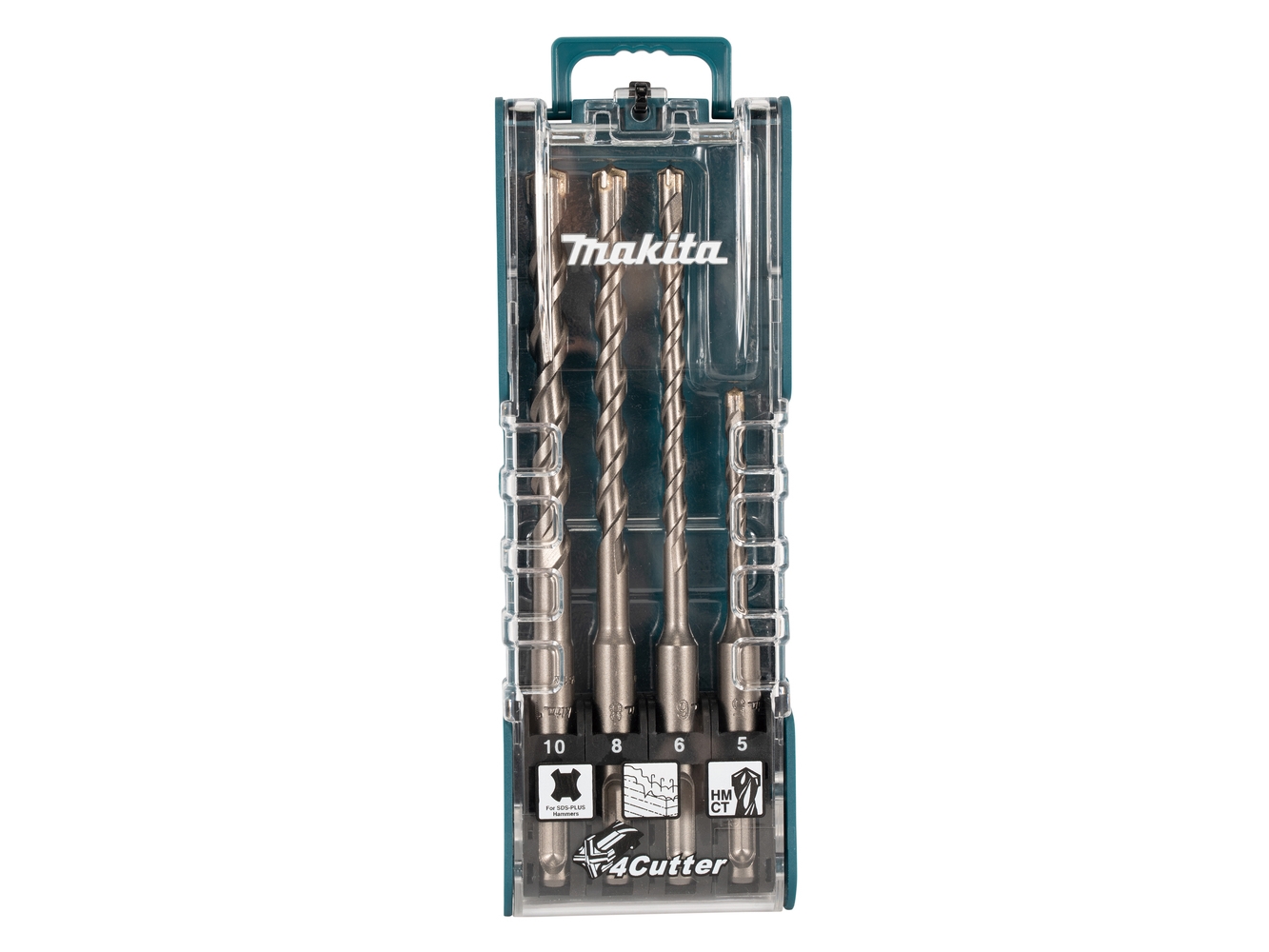 MAKITA SDS+ Drill Bit Set 4pcs 4CUT