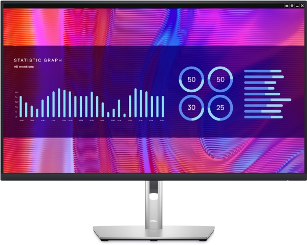 Dell P Series P3223de 80 Cm 31.5  " 2560 X 1440 Pixlar Quad Hd Lcd 5 Ms Svart
