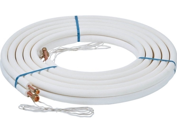 Vaillant Kupferrohr Kühlung Doppelt 1/4" 1/2" In Dämmung E-Bus Länge 5 M (Vwl 35 - Vwl 55)