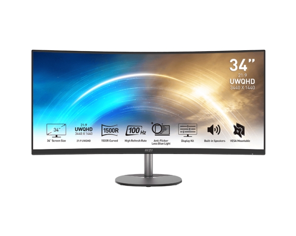Msi - Led-Monitor - Gebogen - 34" - 3440 X 1440