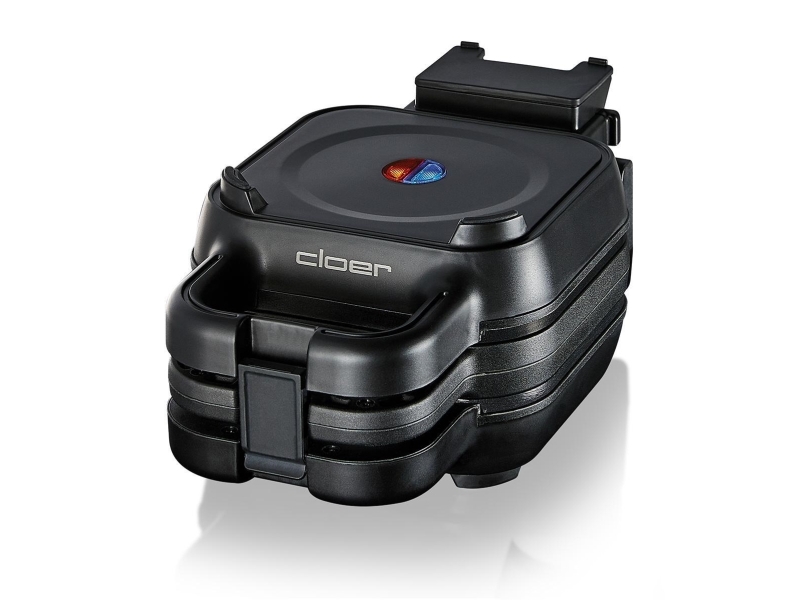 Cloer 6150, 4 våffla/våfflor, Triangel, Svart, Plast, 800 W, 220 - 240 V | Köksapparater - Bröd & Rostat bröd - Våffeljärn | GameStuff