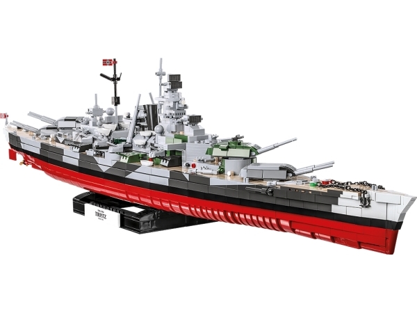 Cobi -4839, Modell Eines Marineschiffs, Montagesatz, 1:300, Battleship Tirpitz, Unisex, World War Ii