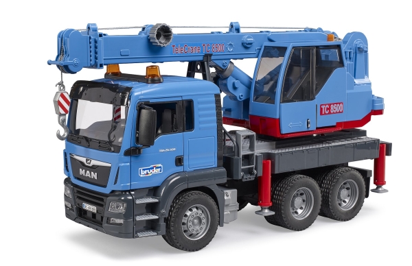 Bruder Man Tgs Kran-Lkw, Kranwagen, 4 Jahr(E), Abs Synthetik, Blau