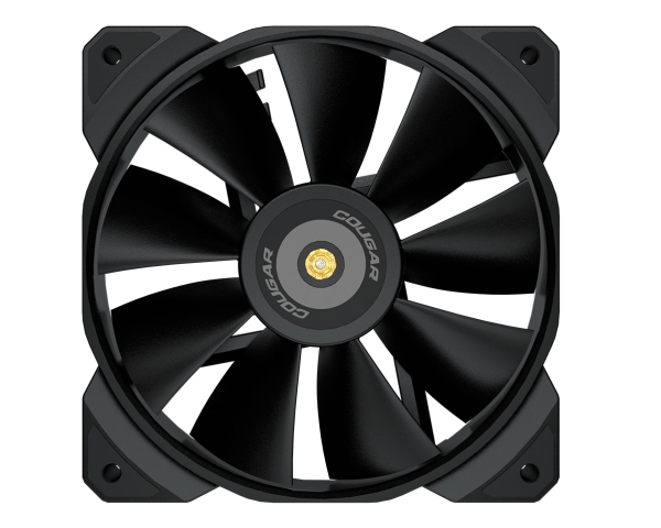 Cougar Gehäuse Lüfter Mhp 120, Schwarz, Ventilator, 12 Cm, 600 Rpm, 2000 Rpm, Schwarz