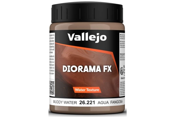 Vallejo: 26.221 - Diorama Fx - Water Textures - Muddy Water (200 Ml)