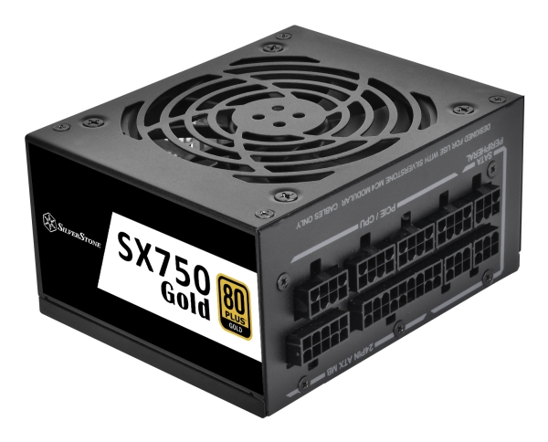SilverStone SST-SX750-G 80 PLUS Gold, modulärt - 750 Watt
