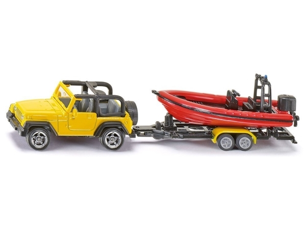 Siku Jeep With Boat