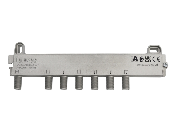 Televes Sav 614Fz 6-Fach Sat-Verteiler (519506)