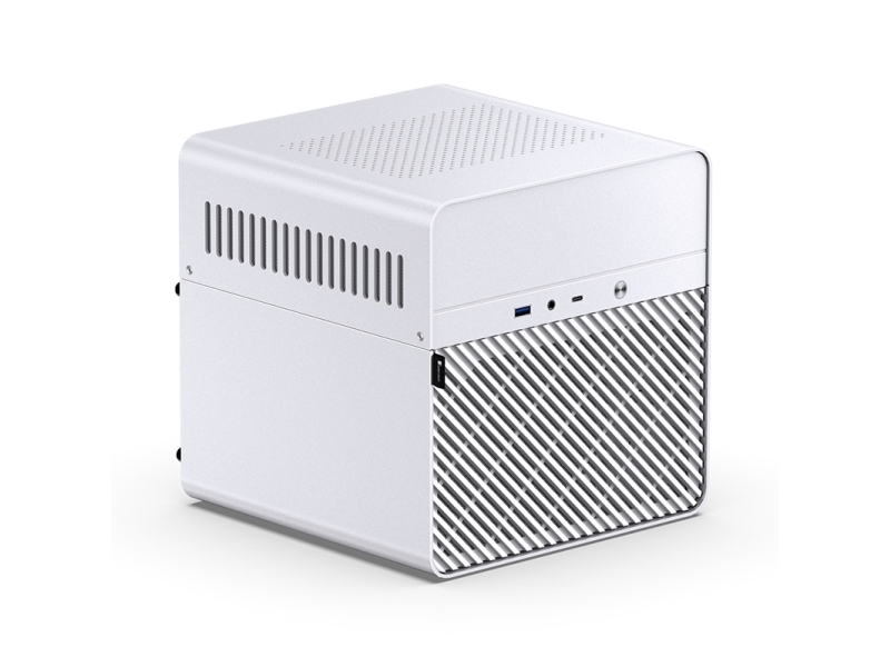 Jonsbo N2, Cube, Pc, Weiß, Itx, Aluminium, Stahl, Heimbüro