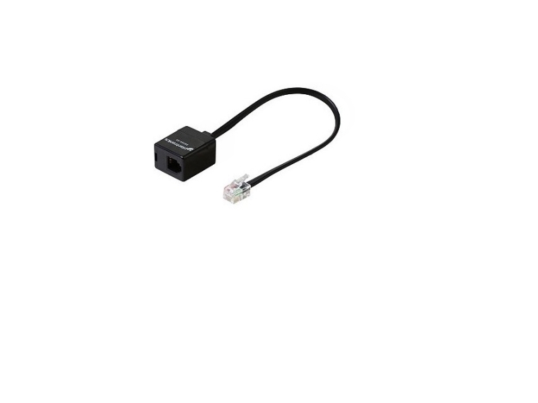 Hp Poly Rj9-Stik Til Rj9-Kabel (0,2 M), Kabel, Sort