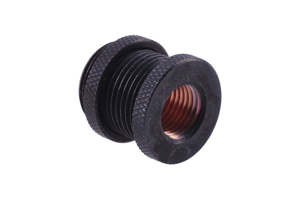 Alphacool 17069, Messing, Krom, Sort, Soft Tubing (Pvc, Silikon, Neoprene), 31 Mm, 24 Mm, 46 G