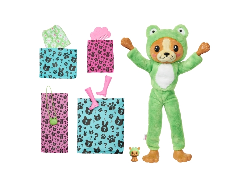 Barbie Cutie Reveal Costume Dog in Frog | Leksaker - Figurer & Dockor - Modedockor | GameStuff