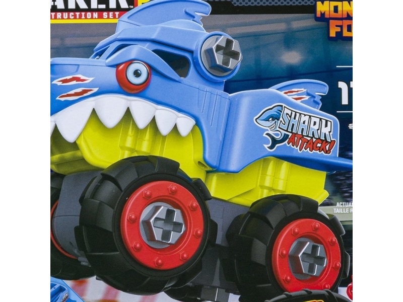 Machine Maker Monster Trucks 3 Asst. Assorteret