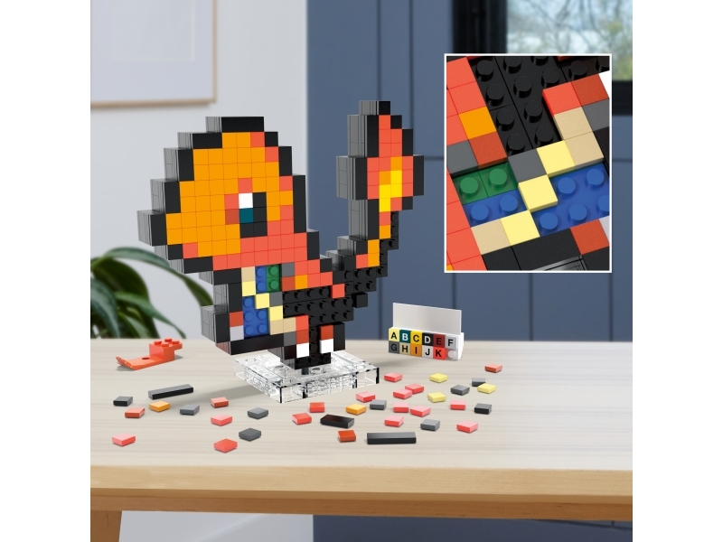 MEGA Pokémon Showcase Charmander, 13 År, Plast, 484 g | Leksaker - Konstruktions leksaker - Plastik konstruktion | GameStuff