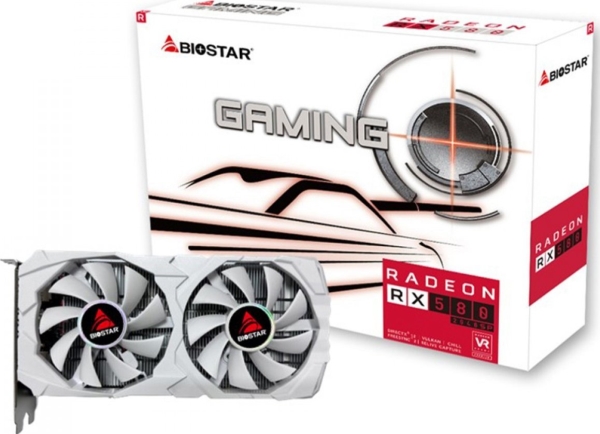 Grafikkarte Biostar Radeon Rx 580 8Gb Weiß D5