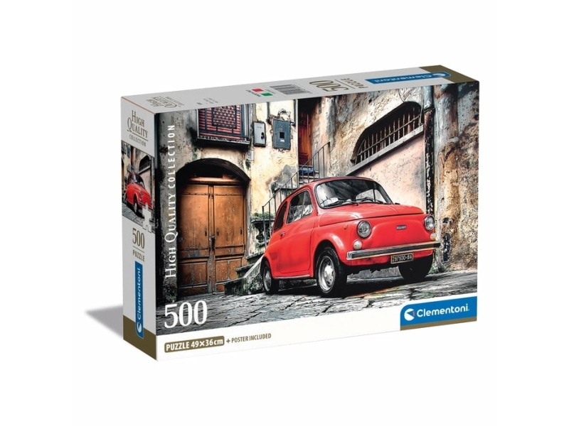 Clementoni High Quality Collection Cinquecento, 500 stk, Køretøjer, 18 År