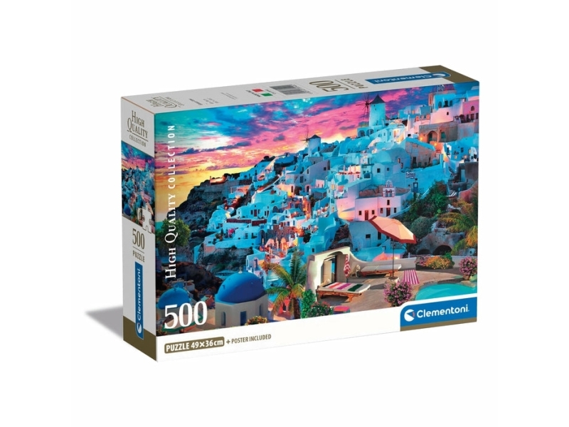 Clementoni High Quality Collection Greece View, 500 stk, Landskab, 18 År