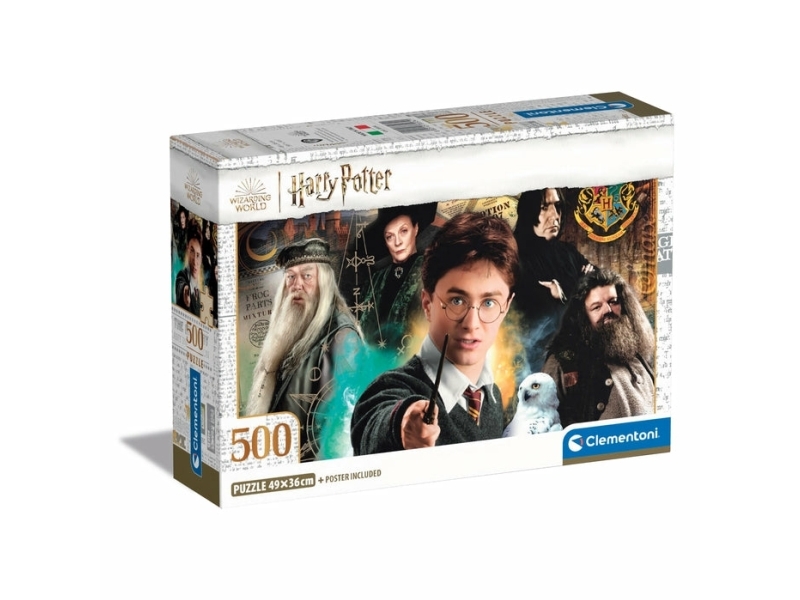 Clementoni Wizarding world Harry Potter, 500 stk, Fjernsyn/film, 18 År