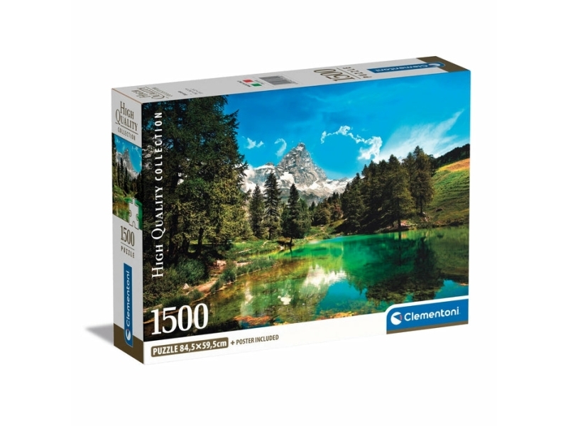 Clementoni High Quality Collection Blue Lake, 1500 stk, Landskab, 18 År