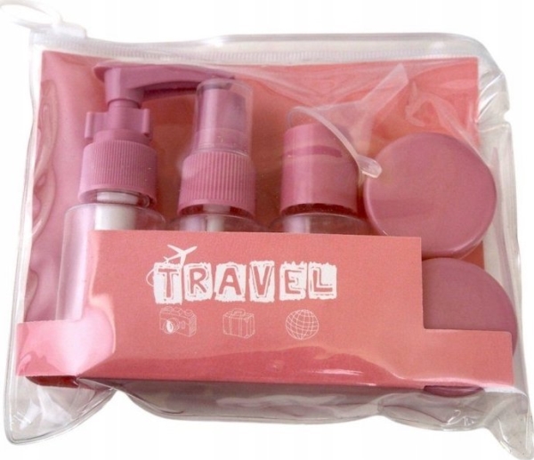 Ecarla_Set Reisezubehör Rosa Ks122r