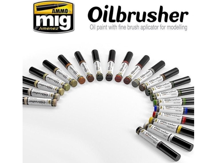 Vallejo Ammo: Oilbrushers Display N1 (80)
