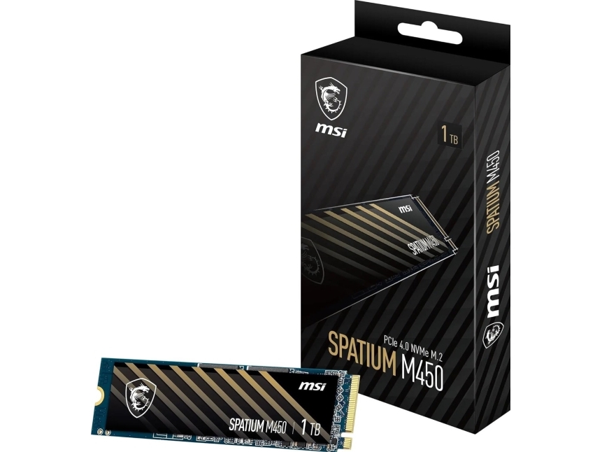 Msi Spatium M450 Pcie 4.0 Nvme M.2 1tb 1 Tb M.2 3600 Mb/s