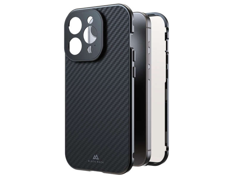 Black Rock 00221268, Apple, Iphone 15 Pro, Ridseresistent, Kulfiber, 1 Stk