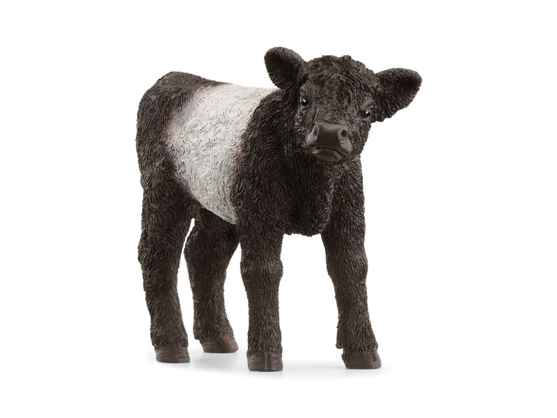 Schleich Farm World Galloway Kalb, 3 Jahr(E), Farm, Farm Animals / Farm Toys, Schwarz, Weiß, Kunststoff