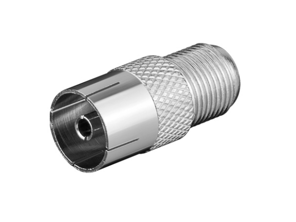 Goobay We 1173, Bnc-F Fm > Iec 9.5Mm, Edelstahl, 1 Stück(E)