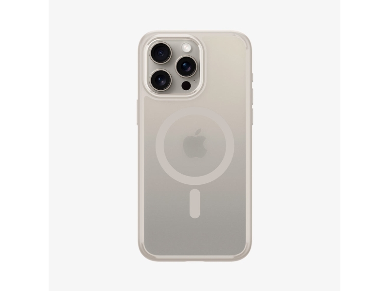 Spigen Ultra Hybrid (Magfit), Cover, Apple, Iphone 15 Pro, 15,5 Cm (6.1"), Titanium
