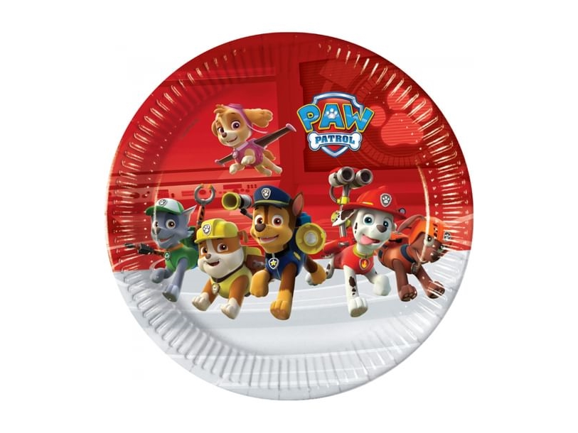PROCOS Papptallrikar 23cm 8 st Paw Patrol | Andra leksaksmärken - Paw Patrol | GameStuff