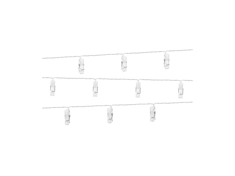 Christmas Tree Lights Party Deco Clips Led Lamps, Colorless, 1.4 M Universal