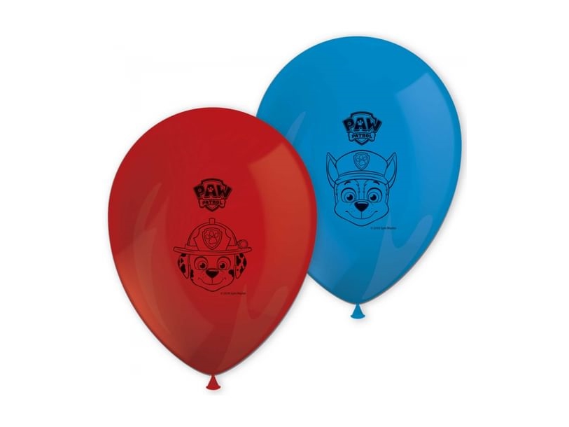 Procos2 Paw Patrol födelsedagsballonger - 30 cm - 8 st | Utomhus - Väskor & Resväskor - Ryggsäckar | GameStuff