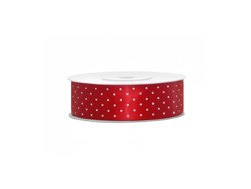 Satinband röd 25mm/25m 1 st (TSK25 -007/08) | Papper & Emballage - Förpackningstejp - Banddispensrar | GameStuff