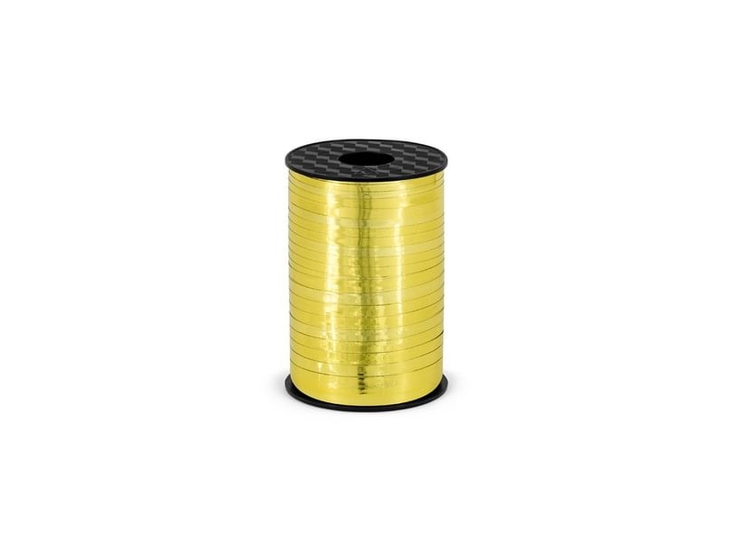 Party Deco plastband metalliserat guld, 5 mm universellt | Skola & Hobby - Festdekorera - Presentinslagning | GameStuff