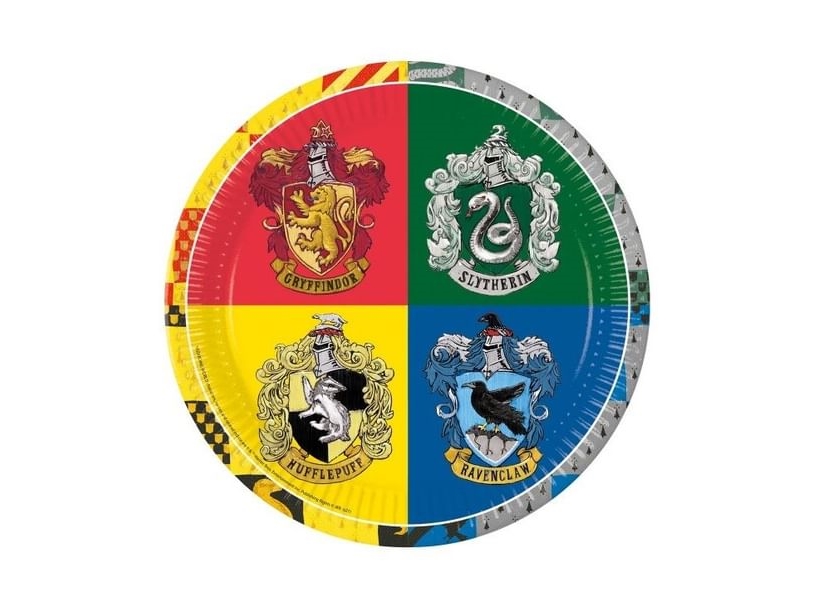 GoDan engångstallrikar i papper Harry Potter 23 cm 8 st. | Catering - Engångsservis - Tallrikar | GameStuff