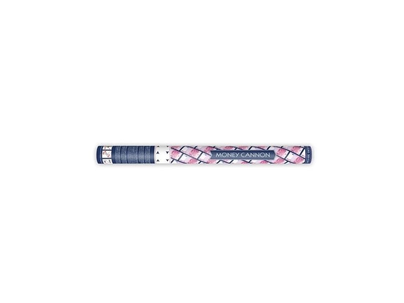 Konfettirør Med Euro Sedler, 60 Cm