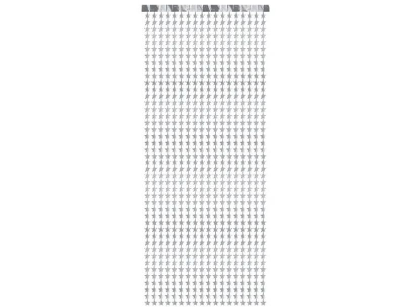 PartyDeco Hopeinen joulu 100x245cm