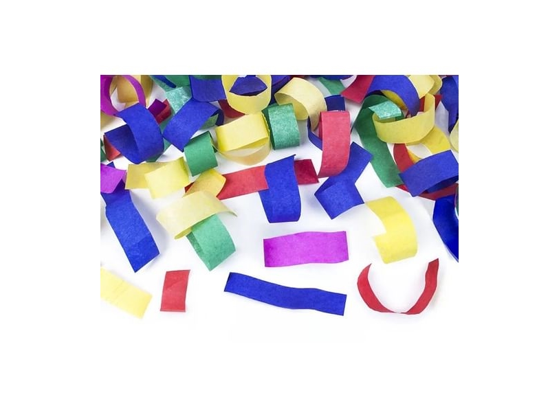 Party Deco tub konfettiskjutare, färgade ränder, 20 cm universell | N - A | GameStuff