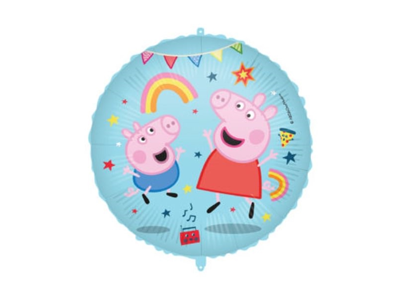 Magni Mehrfarbig Folienballon Peppa Pig D46cm (1X) - Image 3