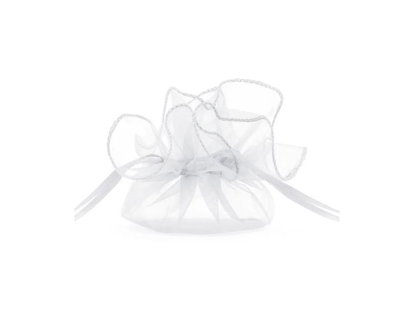 Vita organzapåsar, 25 cm | Leksaker - Rollek - Kostym | GameStuff