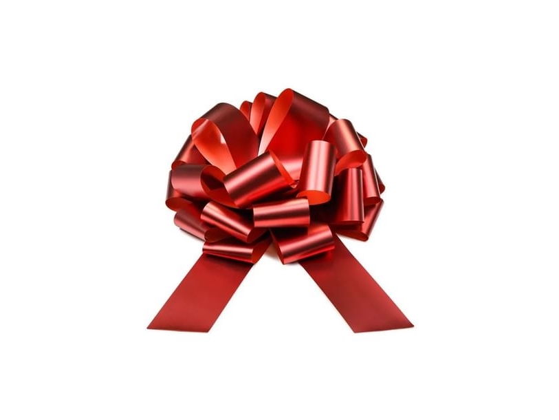 Röd rosett, 40 cm | N - A | GameStuff