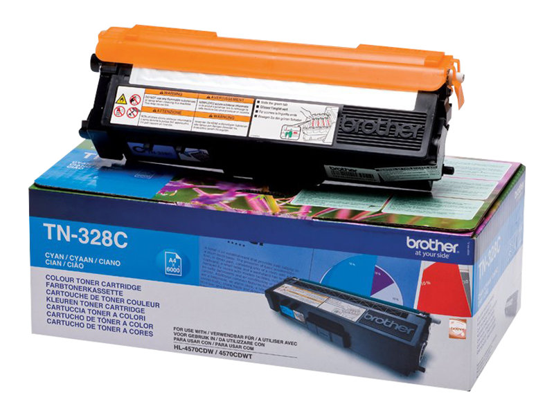 Brother Tn328c - Cyan - Original - Tonerpatron - For Brother Dcp-9270Cdn