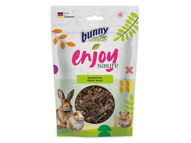 Bunny Nature Enjoy Nature Apple Wood - äppelgrenar 100g | Sällskapsdjur - Gnagare - Godis till gnagare | GameStuff