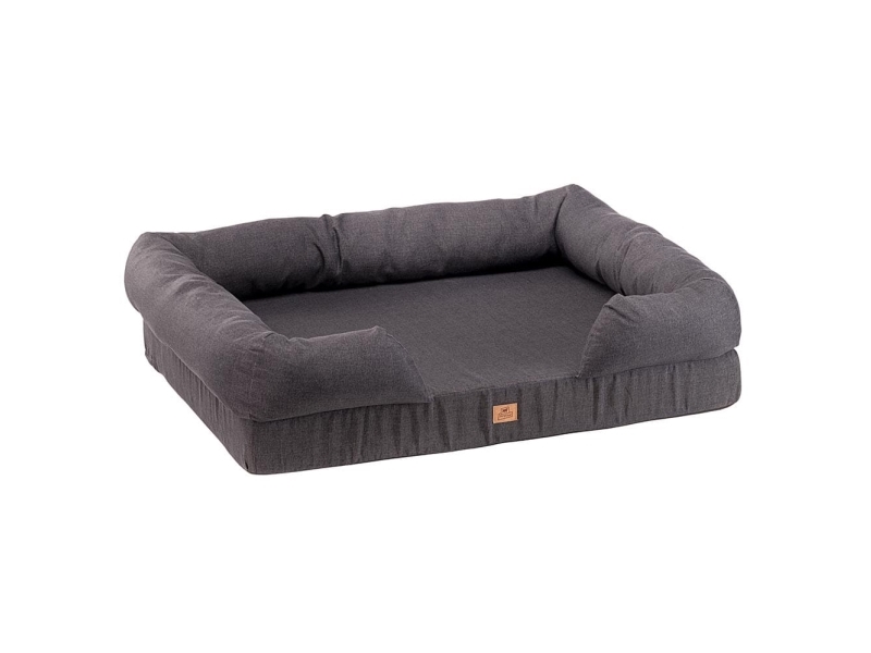 Ferplast Hundsäng med Memory Foam - Stor, Grå. | Sällskapsdjur - Hund - Hundens sovplats | GameStuff