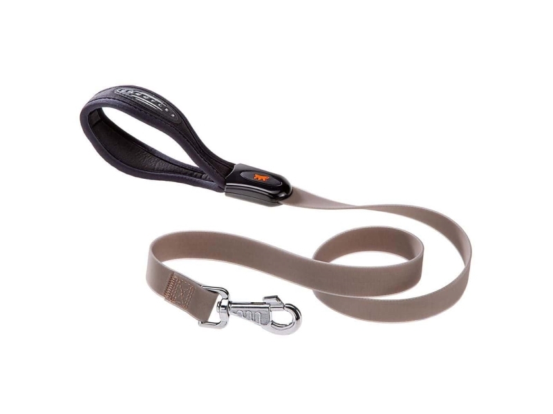 Ferplast Hundeleine Evolution G16/110 – Hypoallergen, Waschbar, Gepolsterter Griff, Taupe