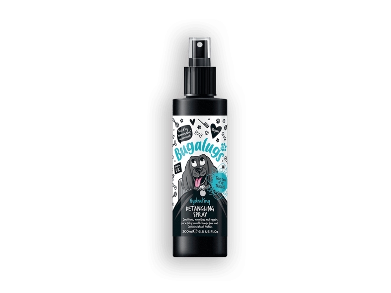 Bugalugs Parfumefri Fugtgivende Spray til filtret pels (200ml)