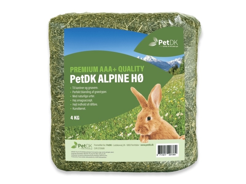 Petdk Alpine Hø 4Kg
