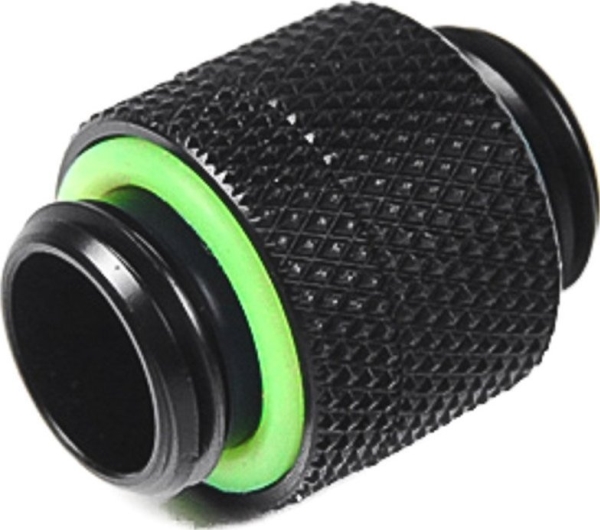 Skottkärra adapter rak G1/4 tums hane till G1/4 tums hane, 14 mm, vridbar - svart | Datorkomponenter - Vattenkylning | GameStuff